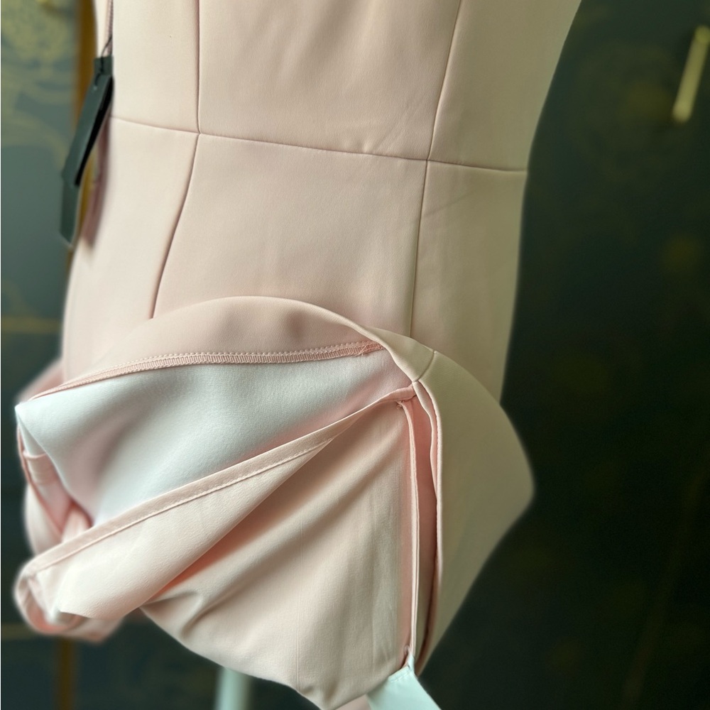 Rose Pink elegant cocktail dress- brand new with tag. Beautiful design. - Picture 12 of 13